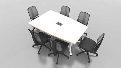 MESA DE JUNTAS MARC PARA 6 PERSONAS